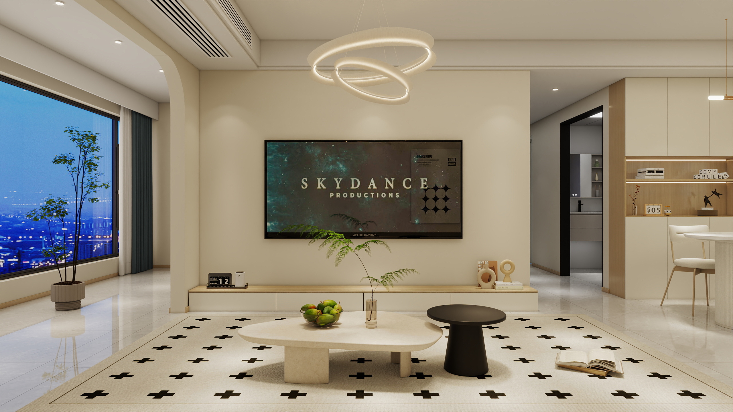 KDB.17-向阳苑3室2厅-装修设计方案