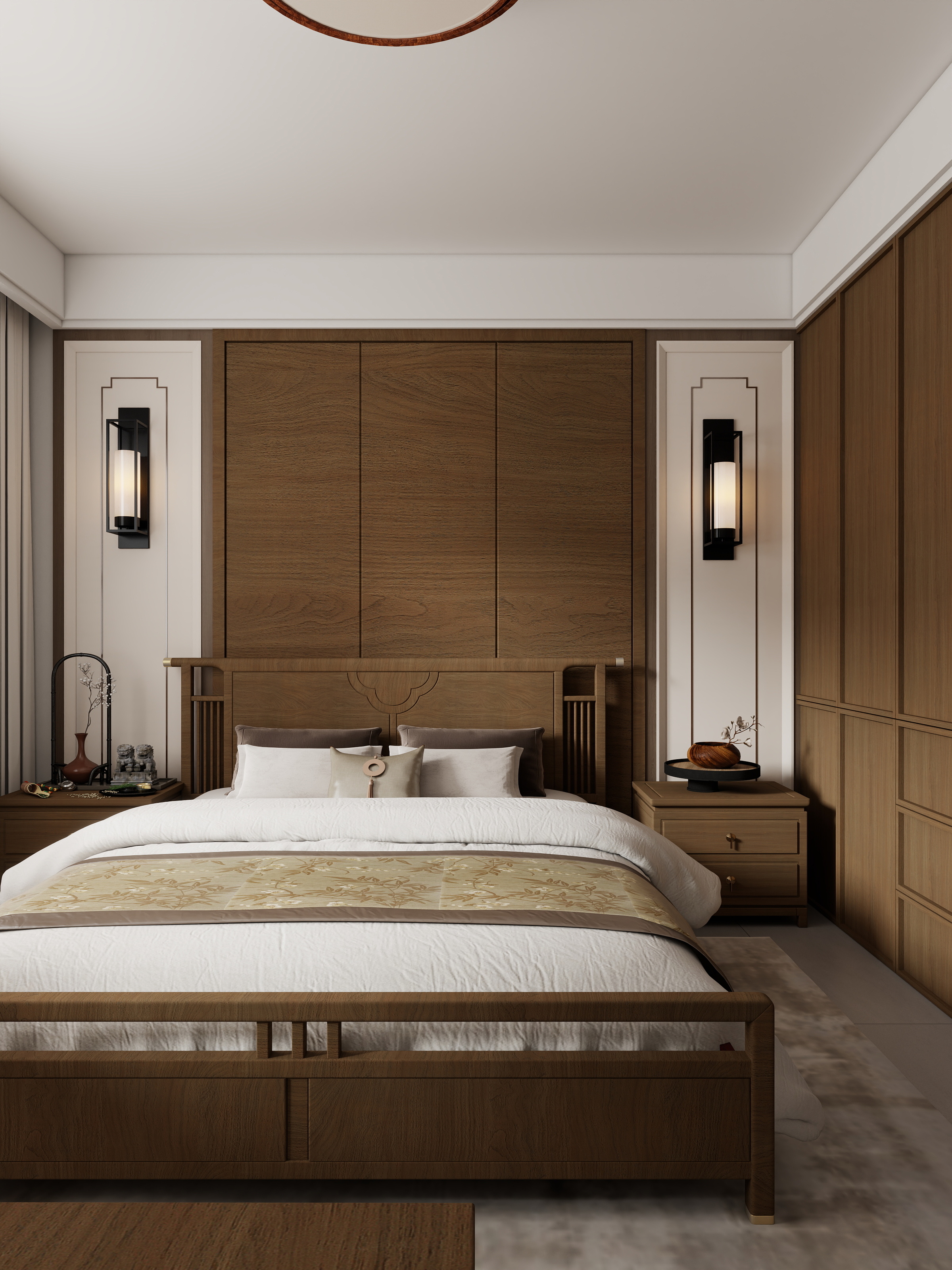 Jerry-空间设计-新中式149㎡2室装修效果图