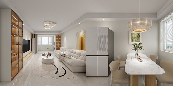 济南装修小刘-2025中博依林春晓府8-1102-装修设计方案