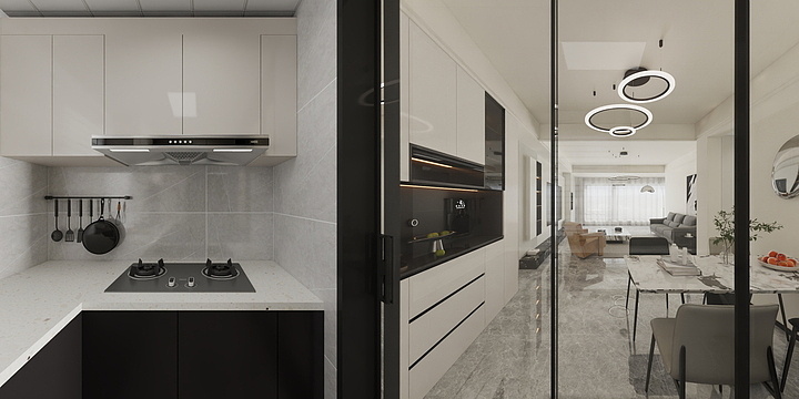 一风效果-现代简约-装修设计方案