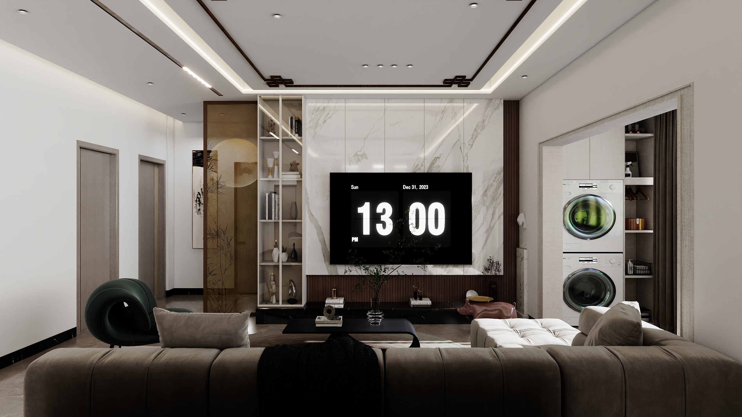 垚筑室内空间设计-110㎡3室-装修设计方案