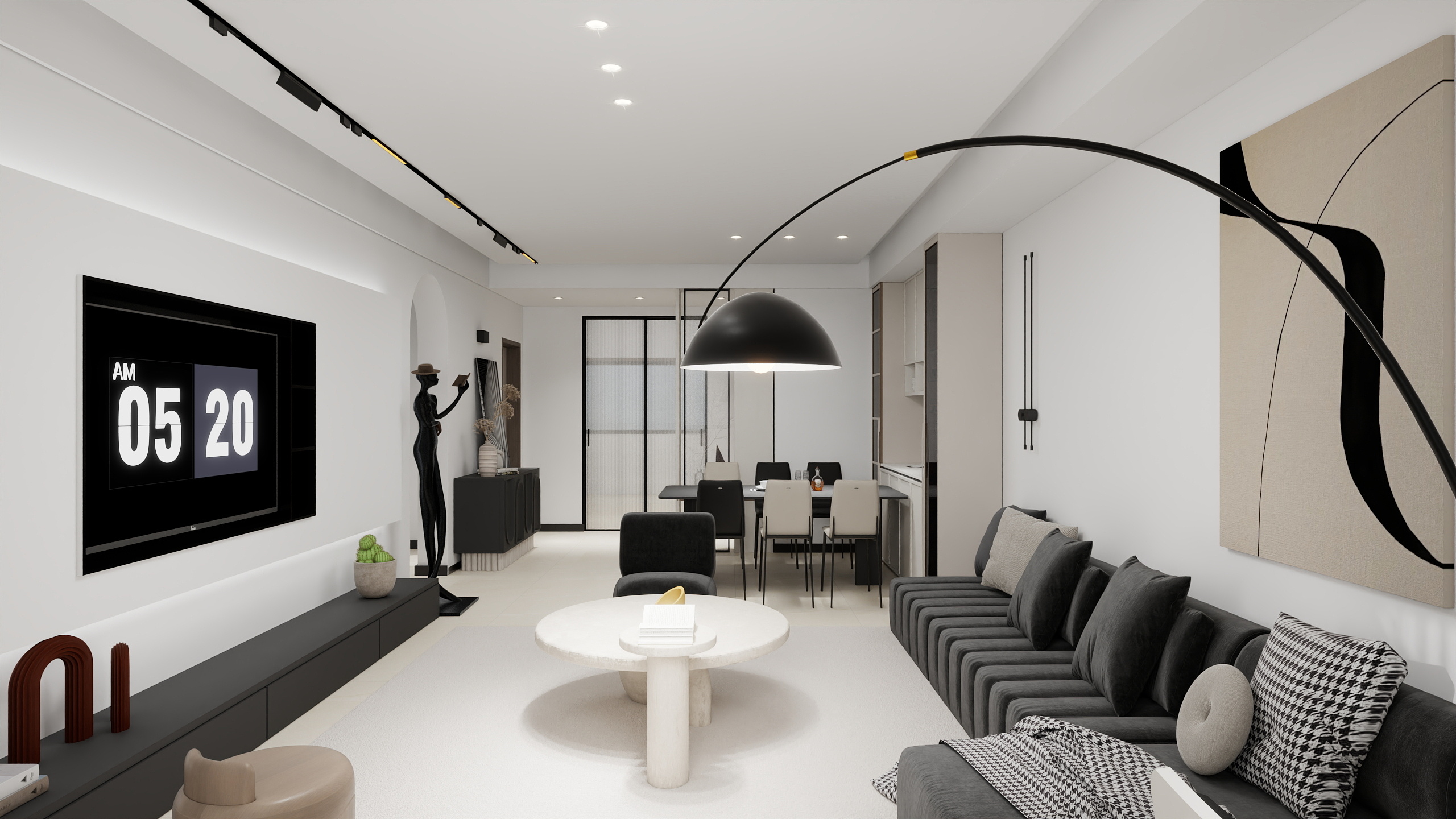 朱卫方设计工作室-天赐良缘102㎡2室-装修设计方案