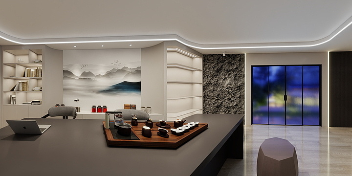 黄晓成-贵港展厅-装修设计方案