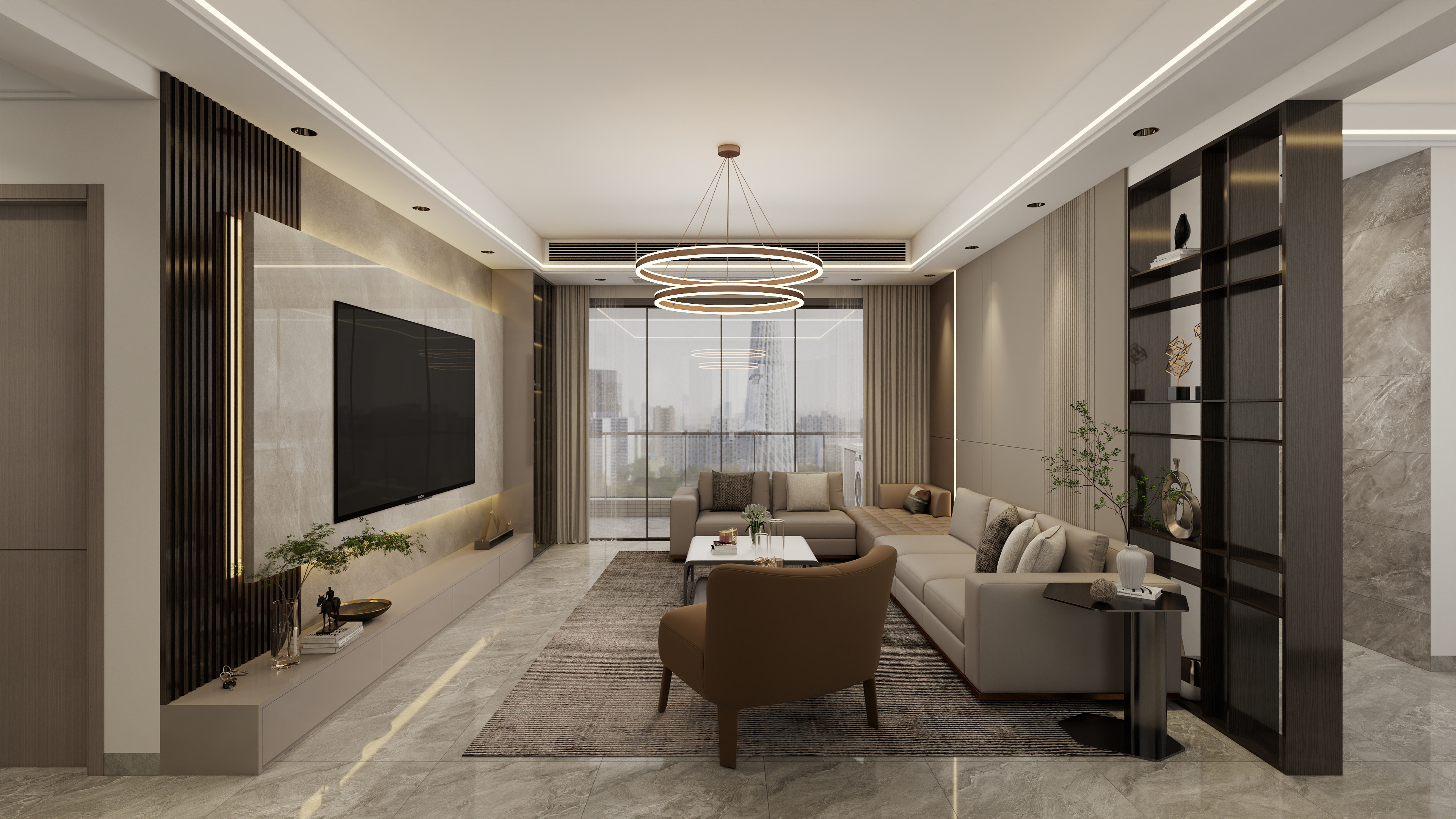 惠州装修找沫竹-惠州-富力现代广场-卡慕装修效果图