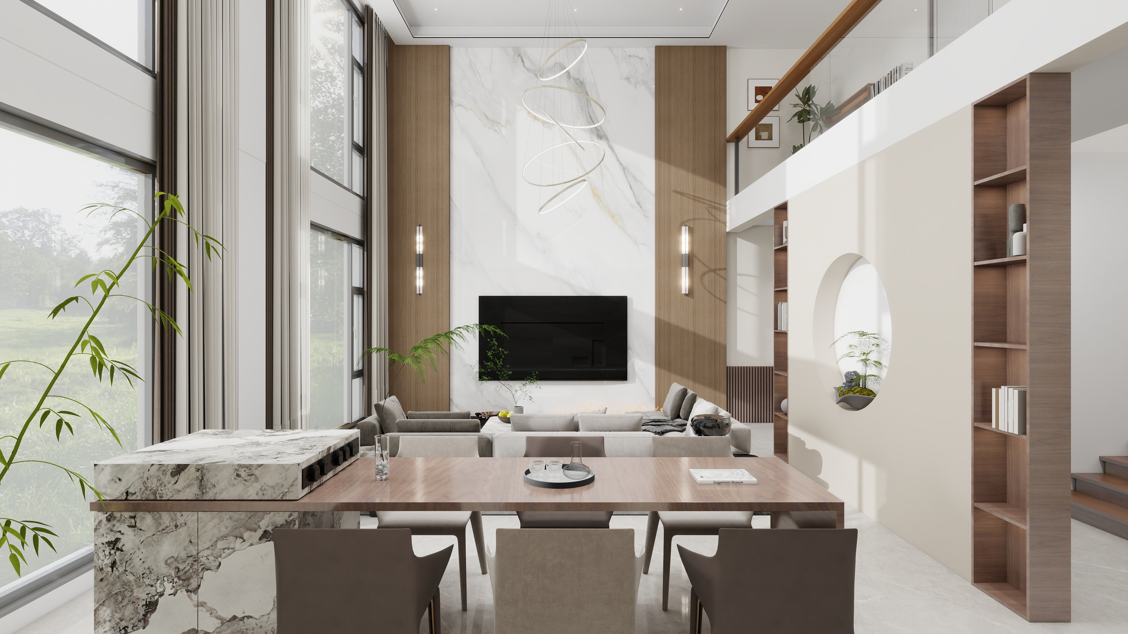 喵小妮爱家居-新中式99㎡2室-装修设计方案