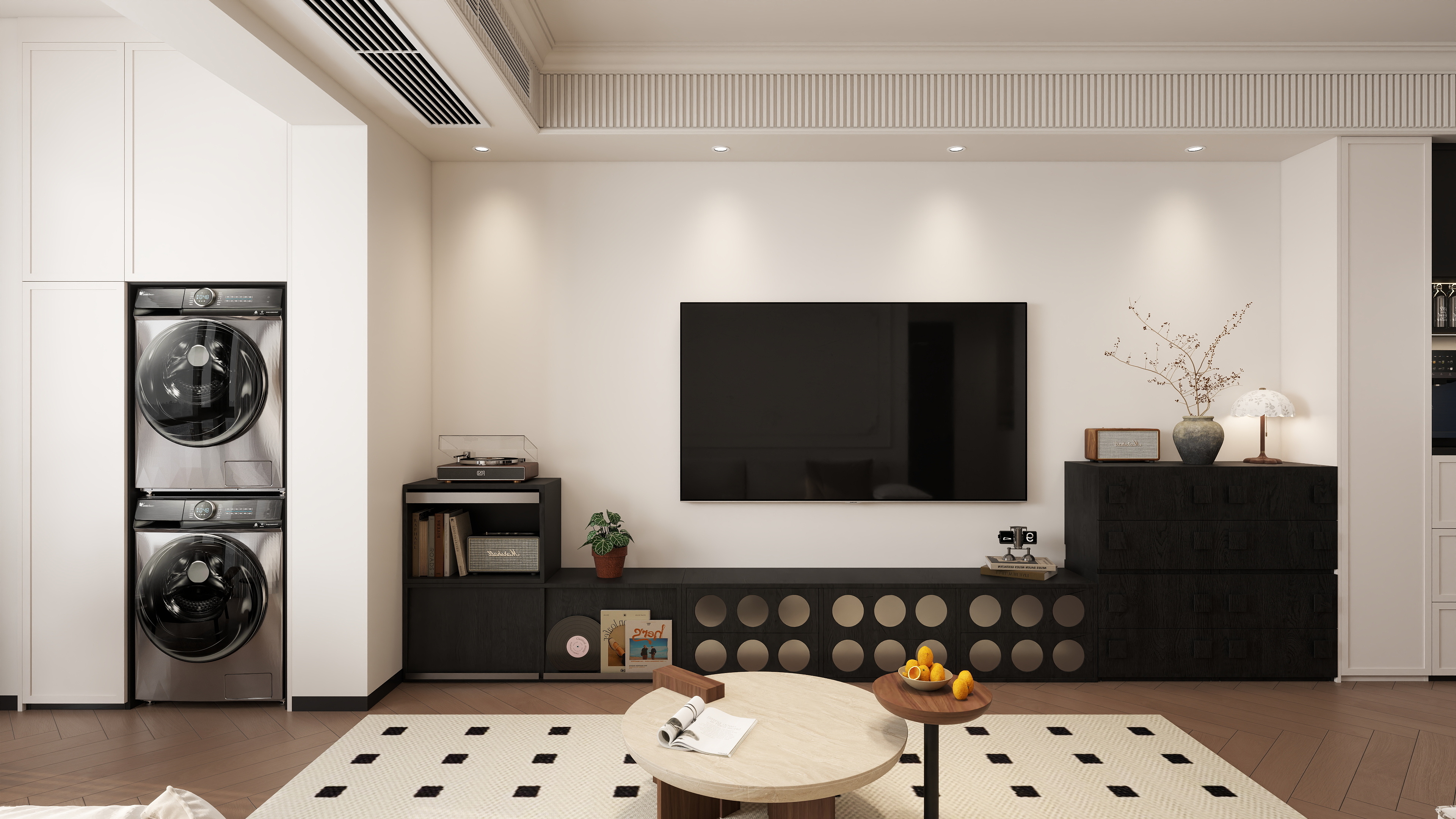 YZXDesign-曦江润府、中古风-装修设计方案