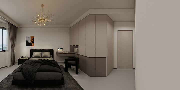 定制设计师小万-意式极简风-装修设计方案