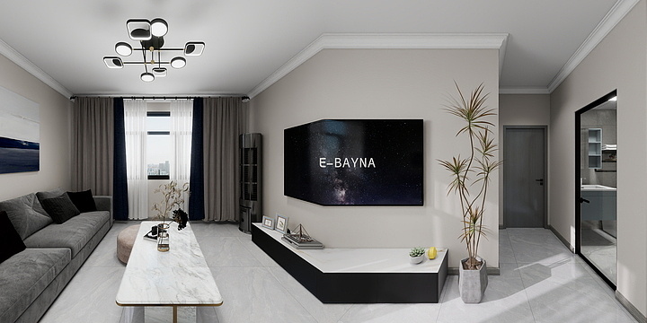 果冻设计师-李理效果图-装修设计方案