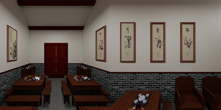 四季阳光设计有限公司-林氏祠堂-装修设计方案