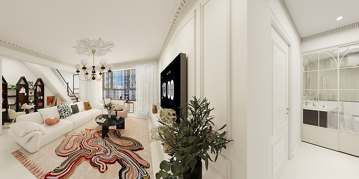 长发的月啊-宏发世界碧林226（A4#3-5-2  97平-装修设计方案