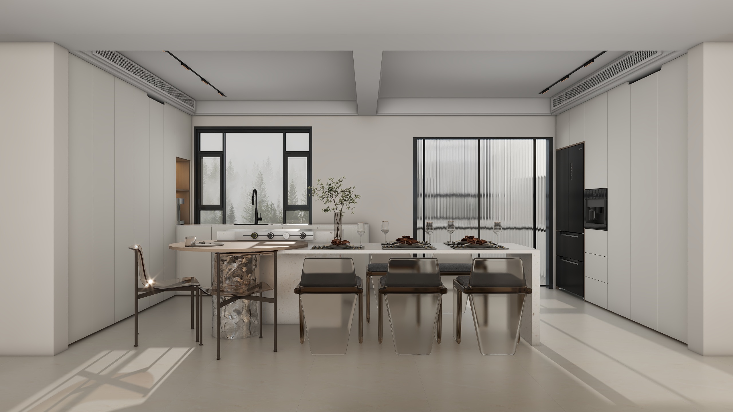 柏妮雅全屋定制-正荣紫阙台146㎡2室-装修设计方案