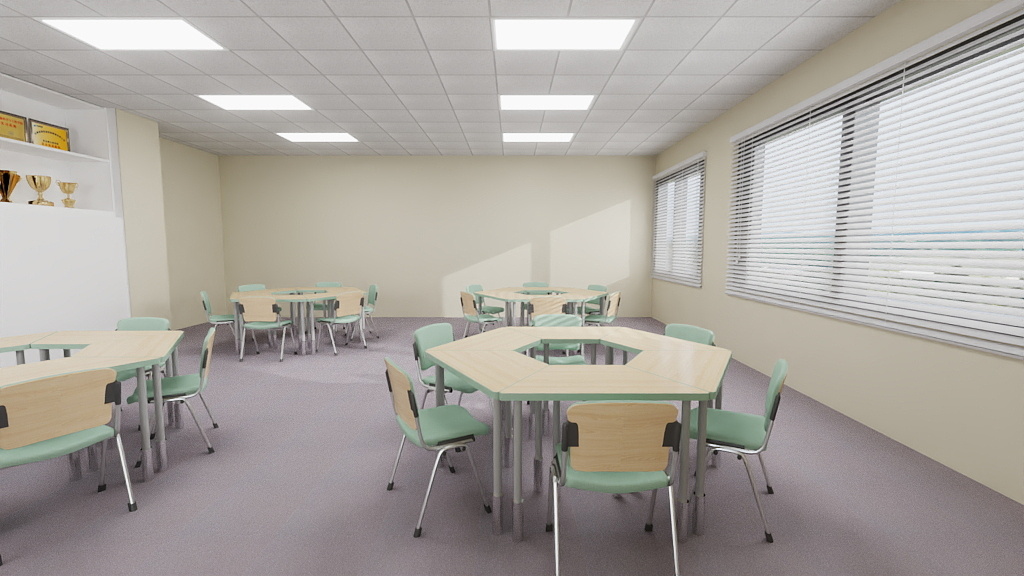 利坤设计-理实一体化教室-装修设计方案