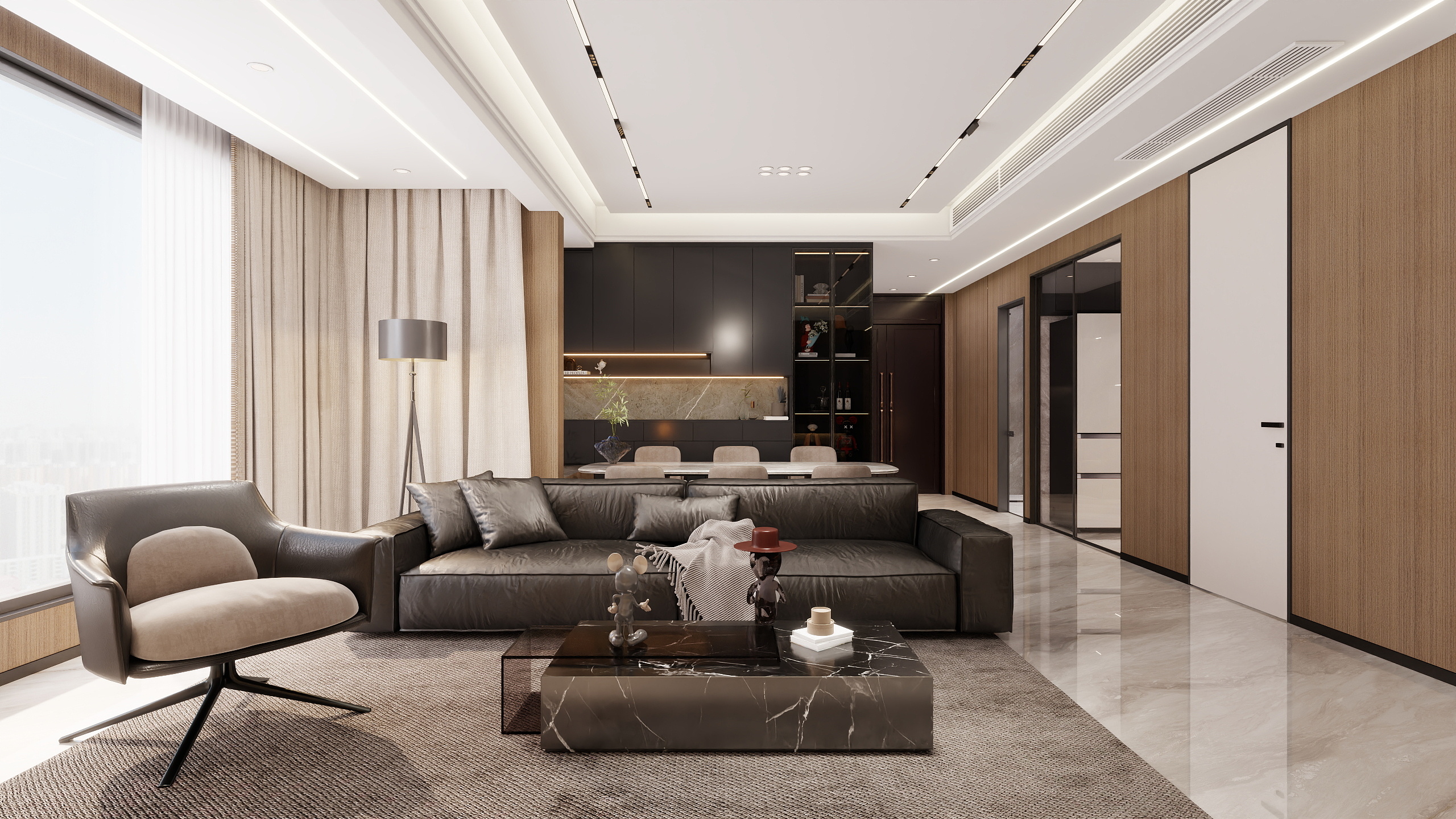 紫薯茗-仪陇县筑庭装饰-凤仪湾-王总现代轻奢风格-I-装修设计方案