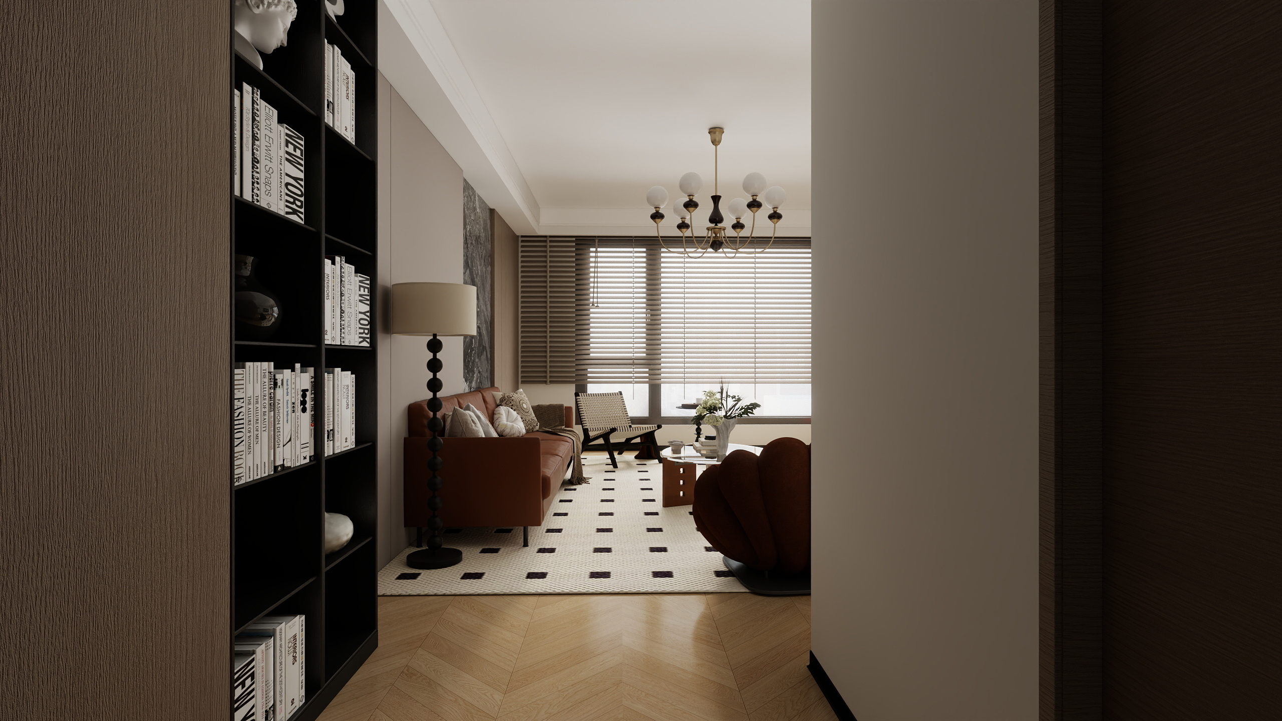 设计-男孩-富田兴龙湾中古风装修效果图