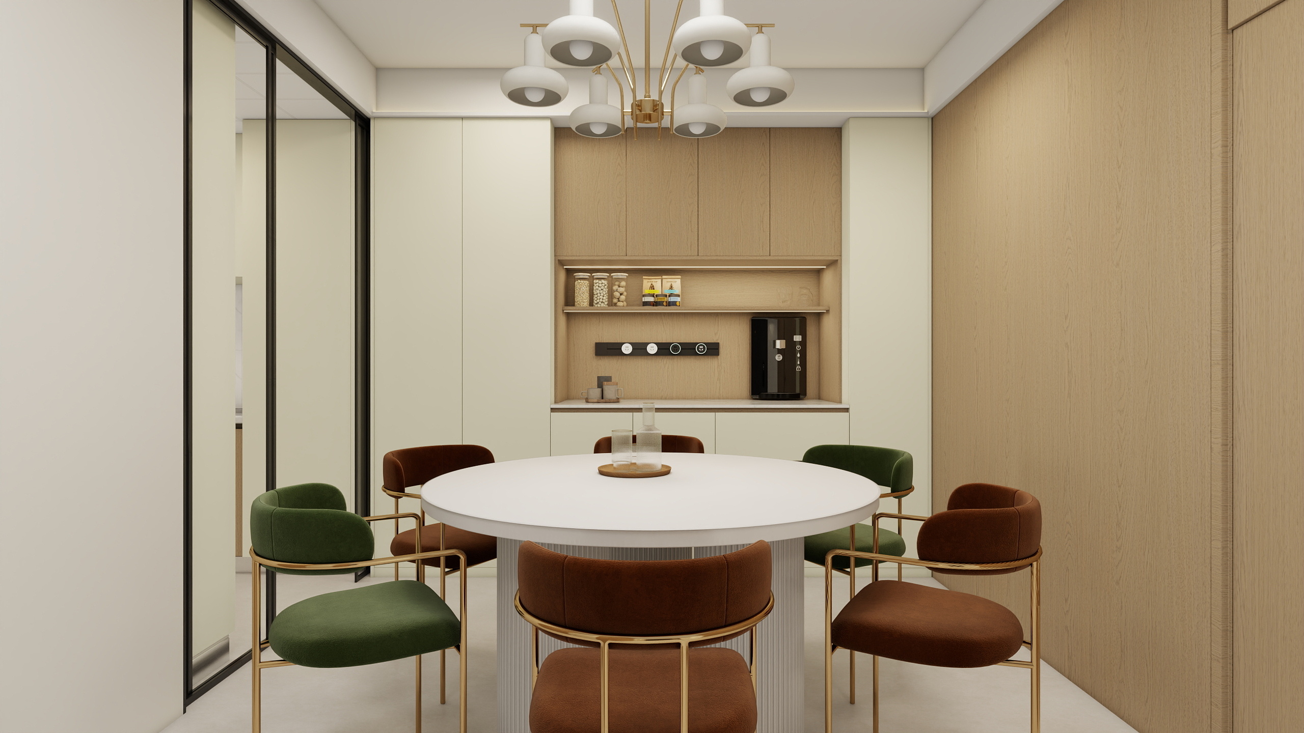 坷诺木业整木家居定制-湖畔佳园C座（奶油原木风）装修效果图