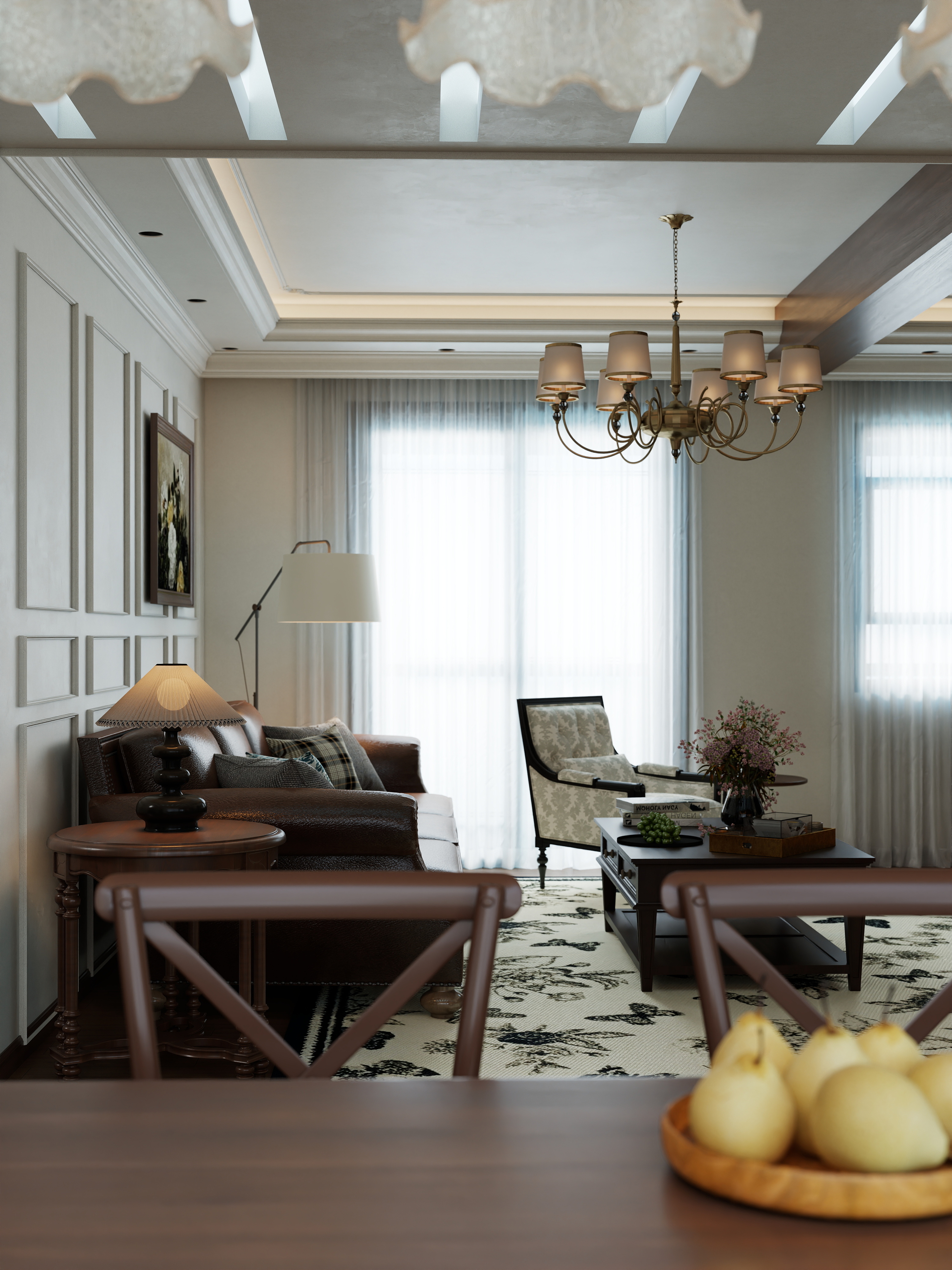 忆寒-视觉设计-129㎡2室-装修设计方案