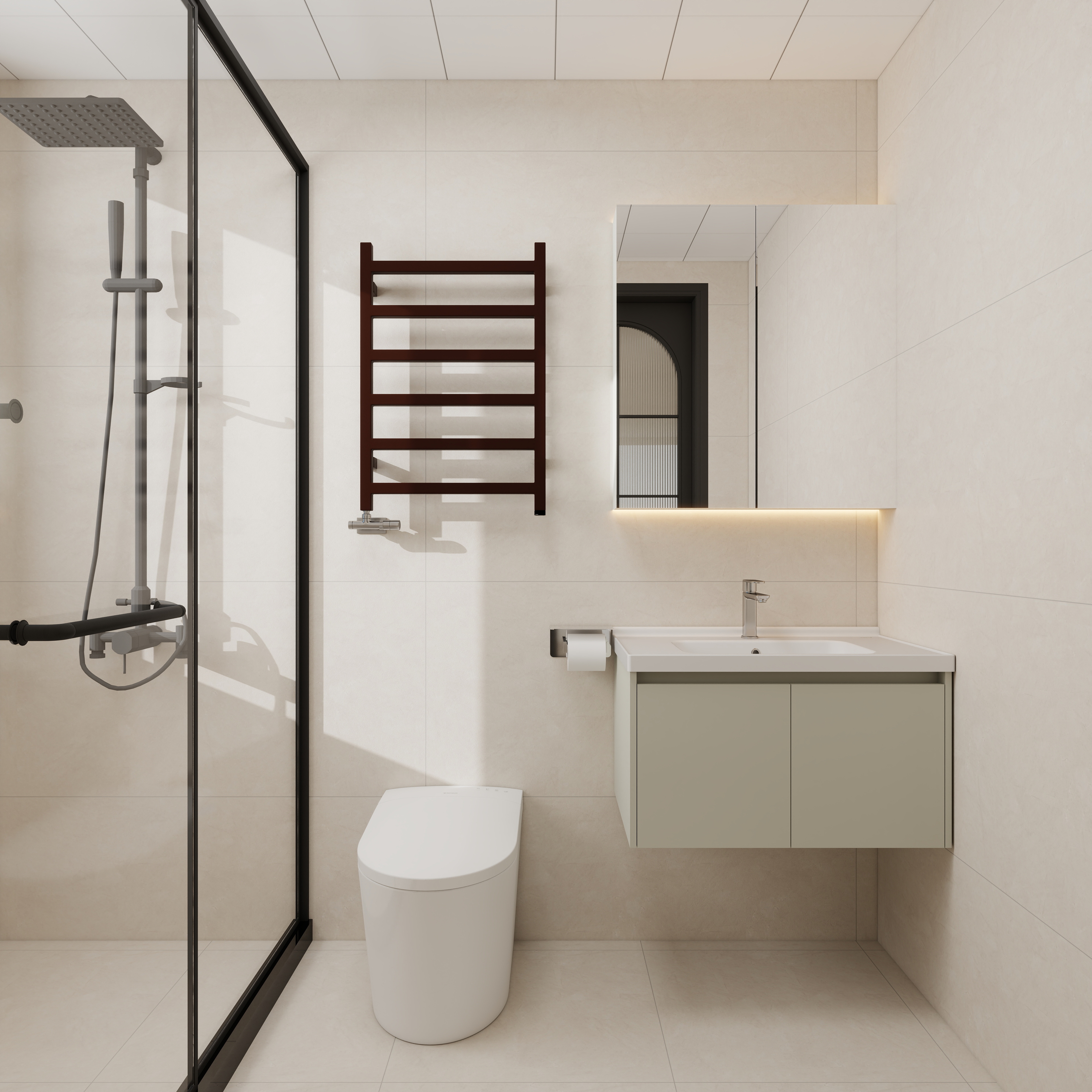 STARS星空设计-玫瑰园复古风81㎡2室装修效果图