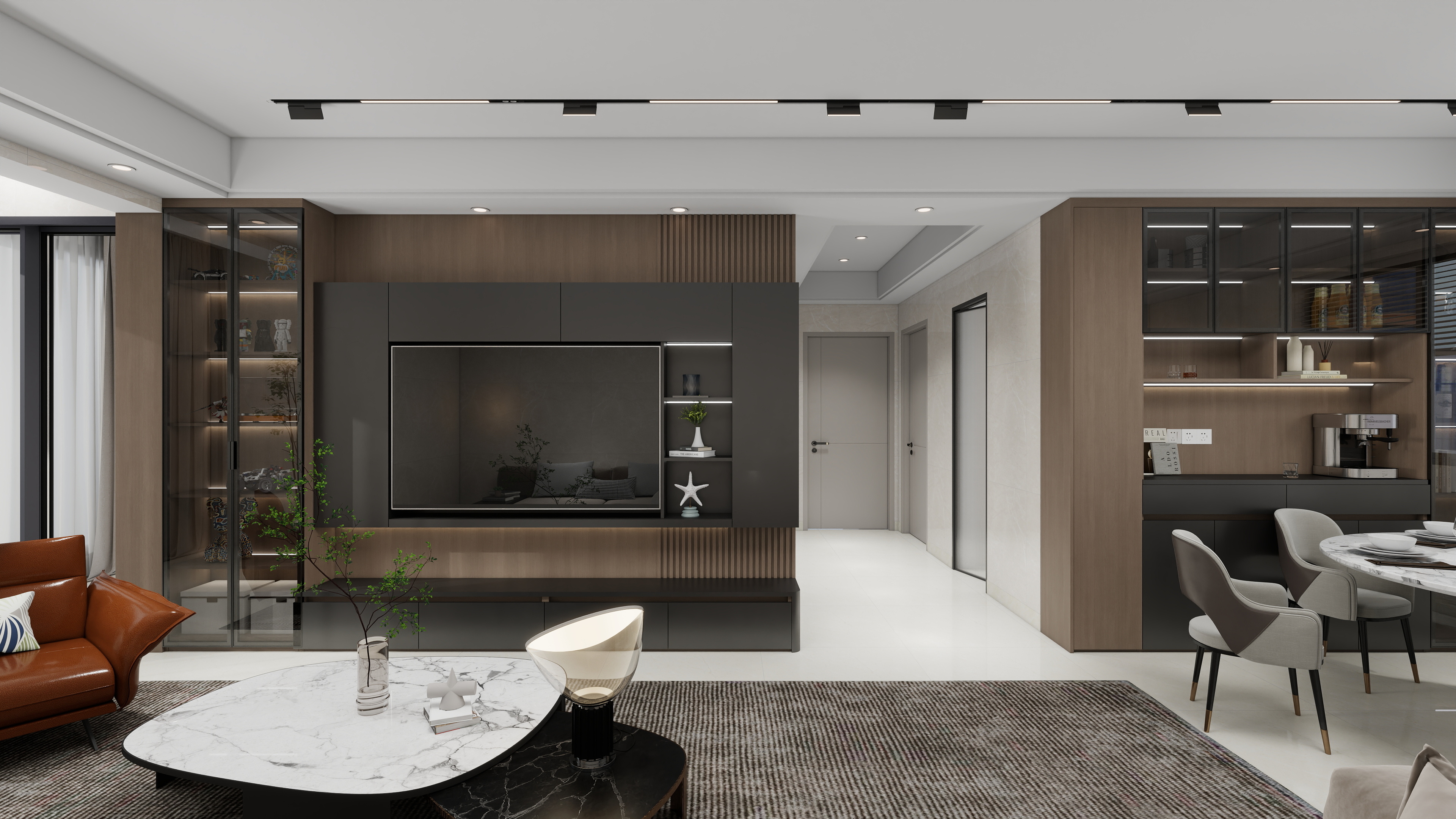 广州全屋定制设计师朱兴- 罗岗村南区125m² 终装修效果图