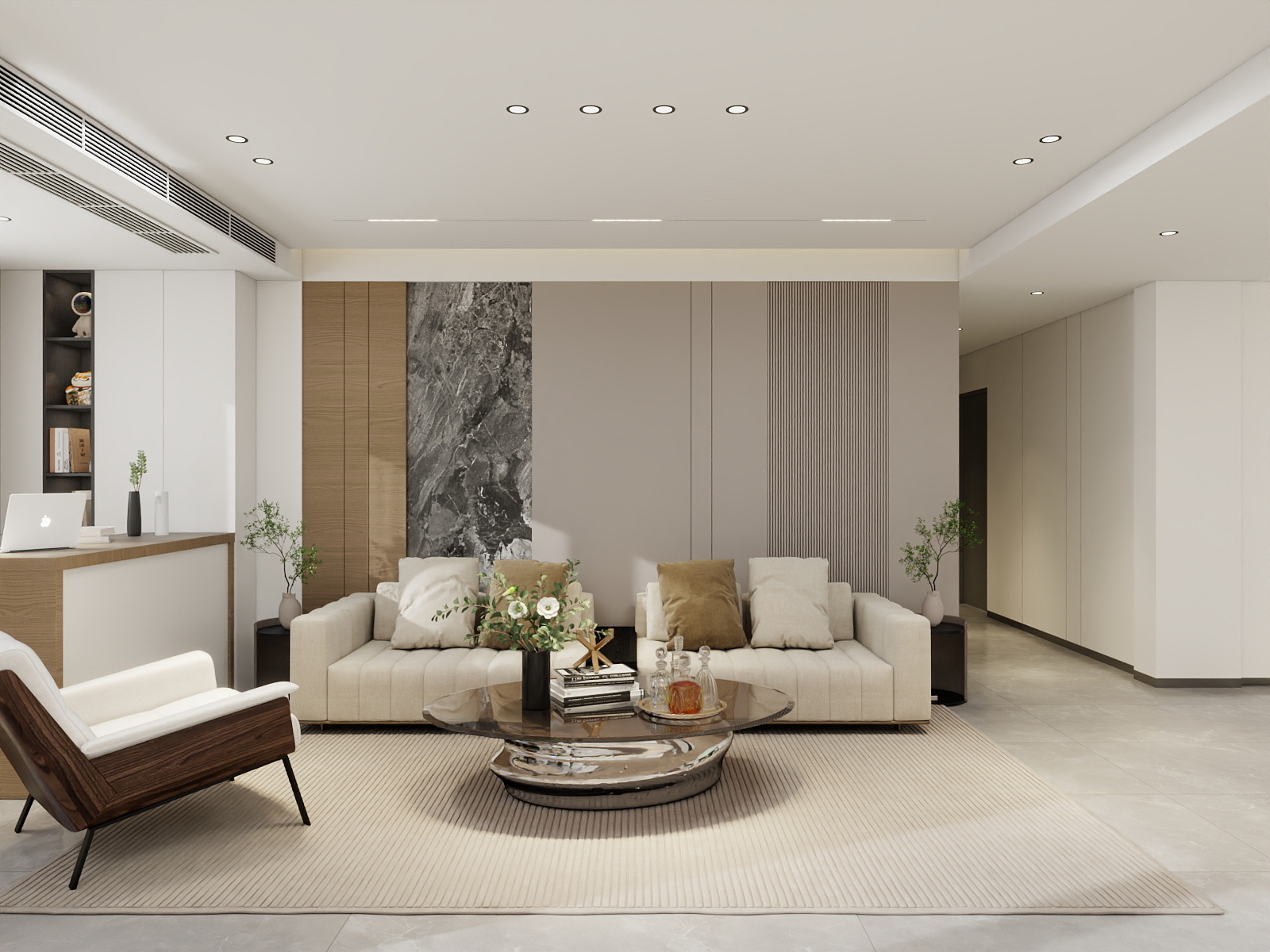 吴爽-1119m²现代轻奢复试设计装修效果图