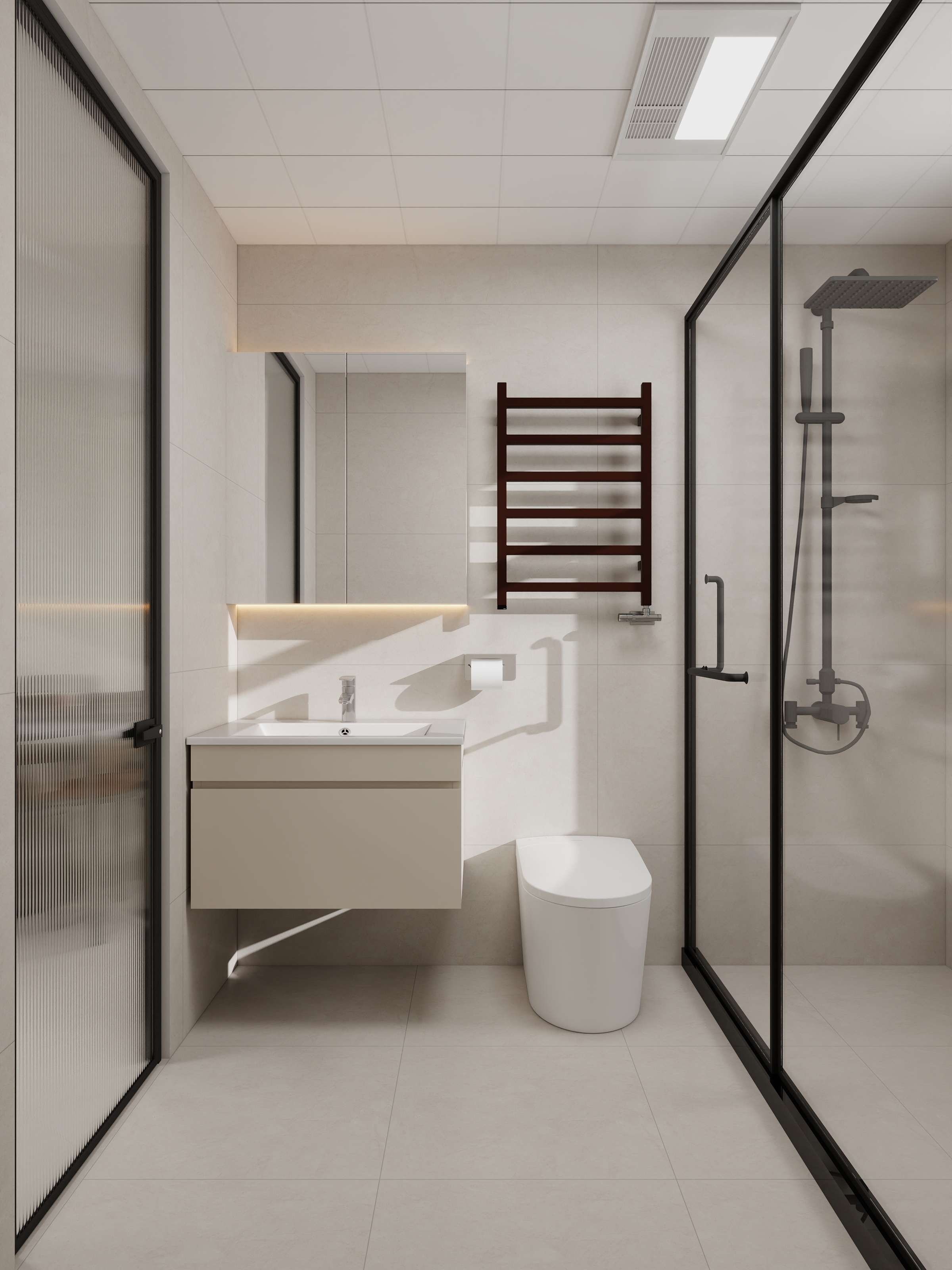 STARS星空设计-现代简约79㎡2室装修效果图