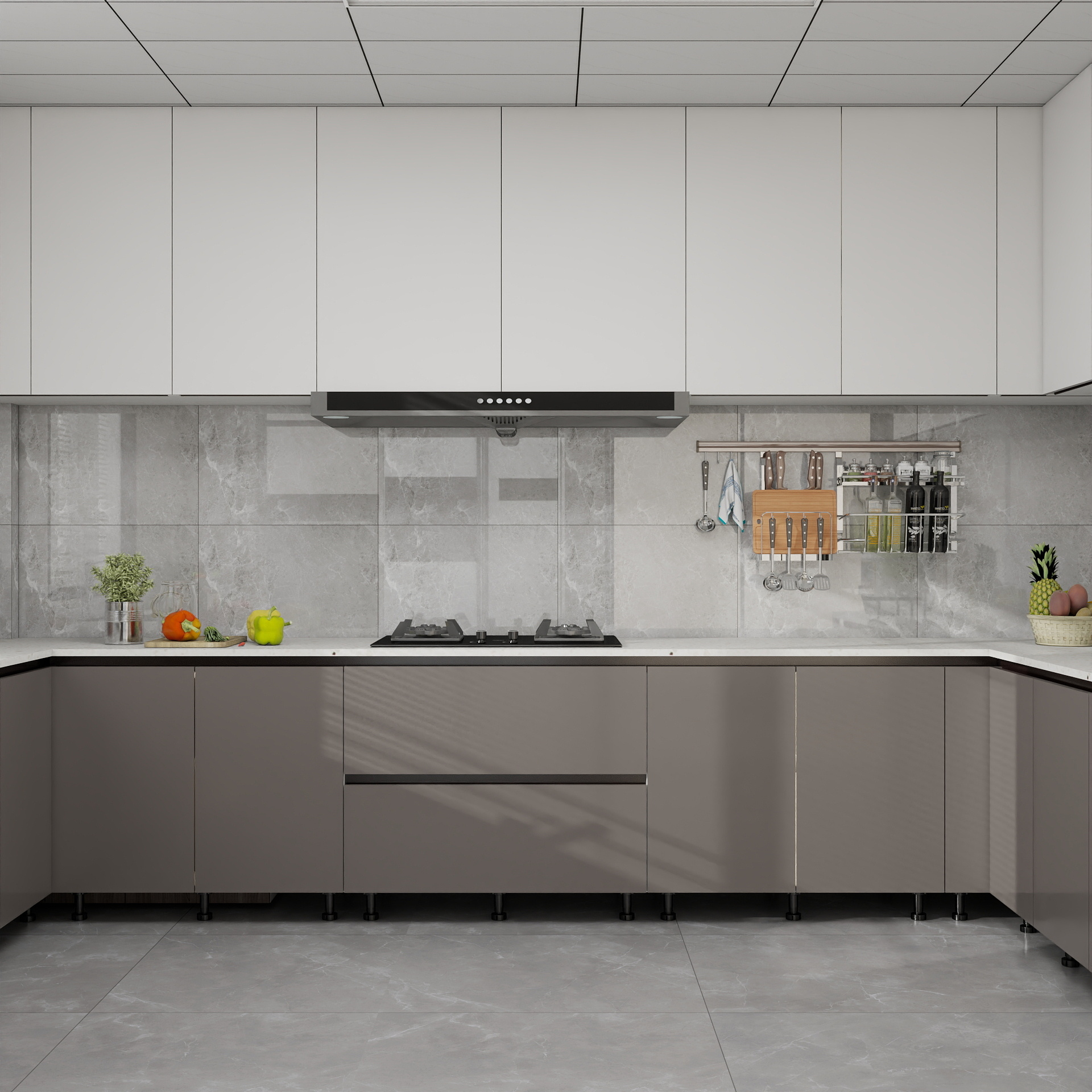 吴爽-1119m²现代轻奢复试设计装修效果图