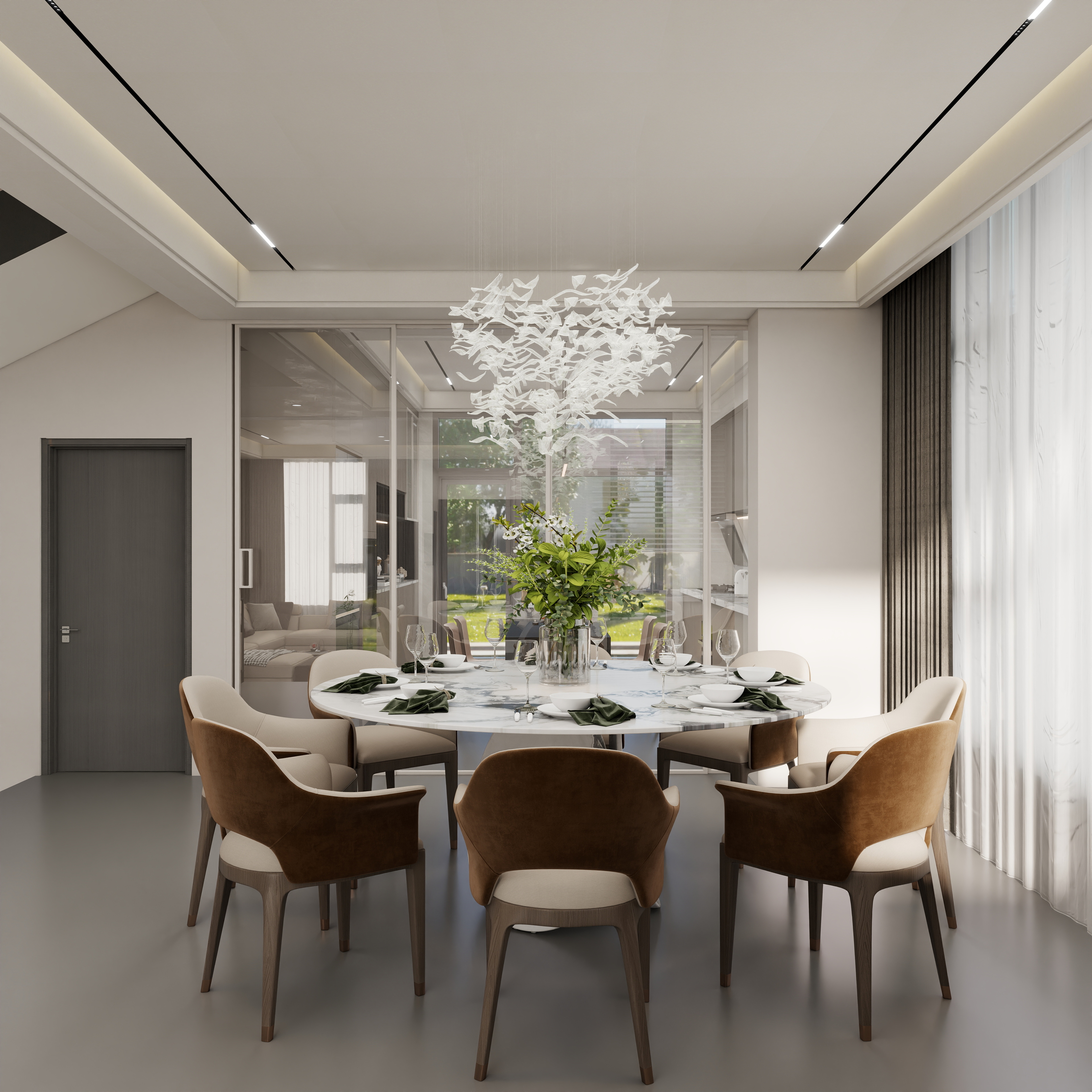 壹诺设计工作室-现代极简装修效果图