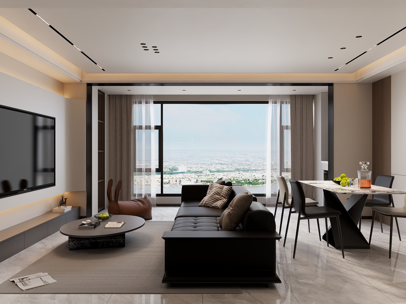 吴爽-【安居苑】—100m²现代简约-装修设计方案