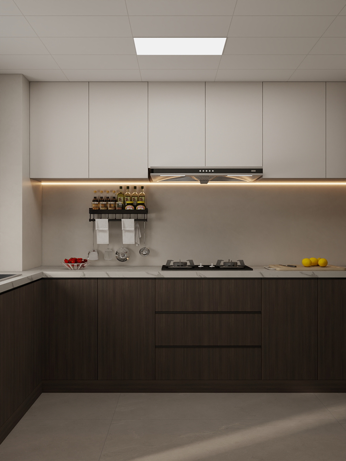 吴爽-180m²现代风格设计装修效果图