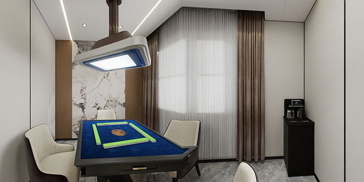 尚品居设计-戴-棋牌室方案1-装修设计方案