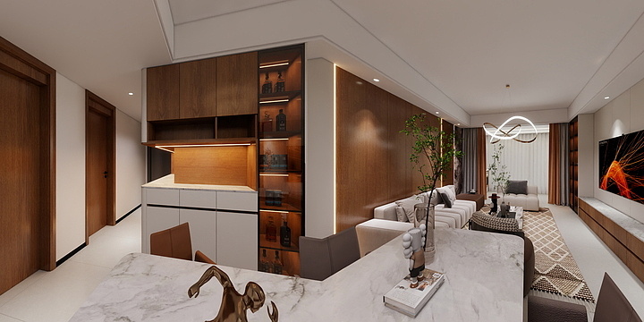 全屋-家居设计-航天新佳园27-1301-02-装修设计方案