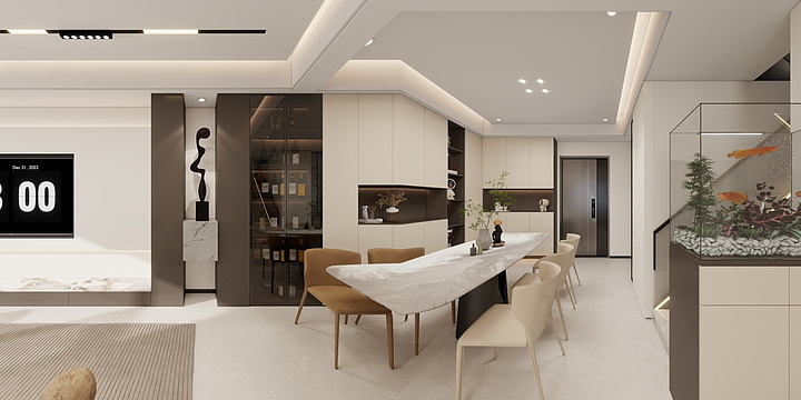 安殿夏-现代两层-装修设计方案