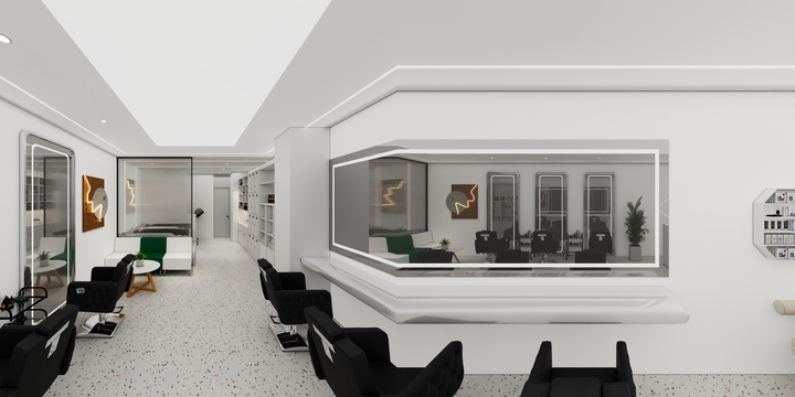 i_am_yz-理发店-装修设计方案