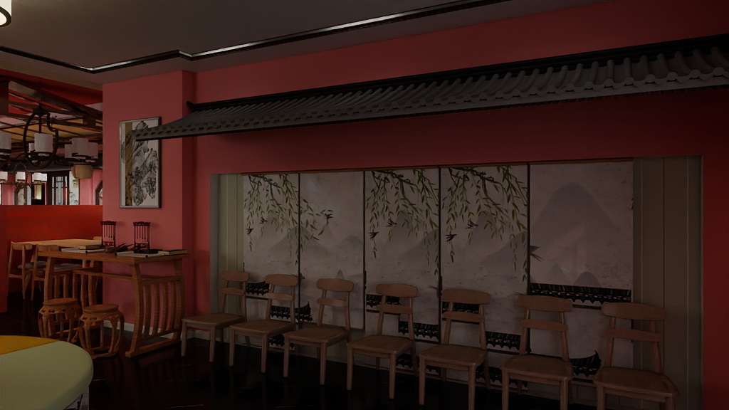 天山阳仔-沈阳餐饮公装设计-装修设计方案