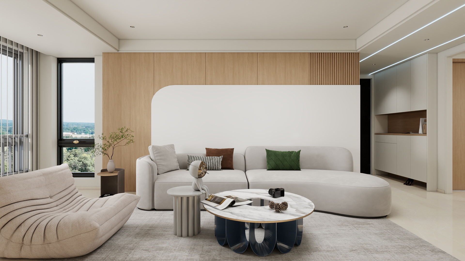 500一套_韩昊霖-大华锦绣华城阅江山原木99㎡3室装修效果图