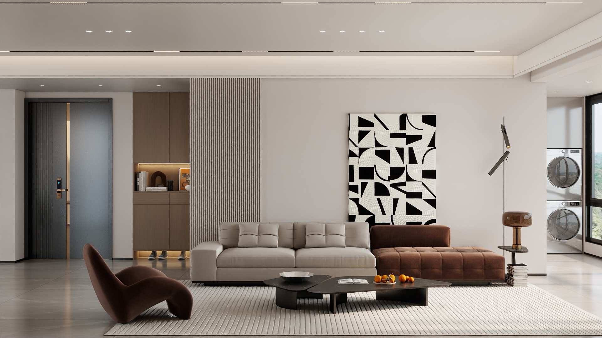 吴爽-【水岸雅居】—121m²意式简约-装修设计方案