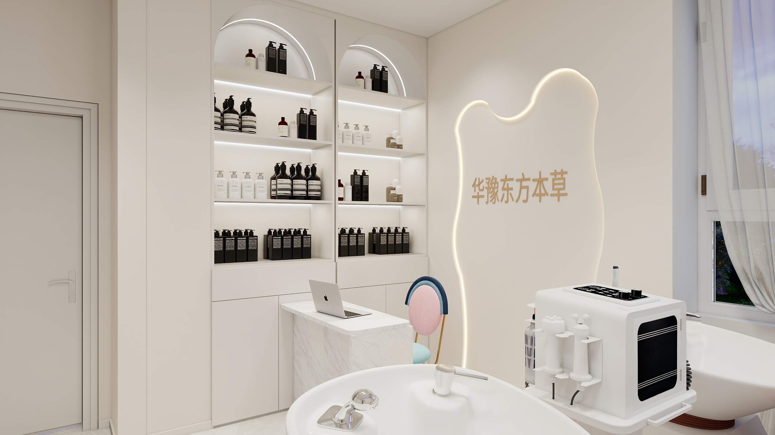 派克软装设计-头疗店-装修设计方案