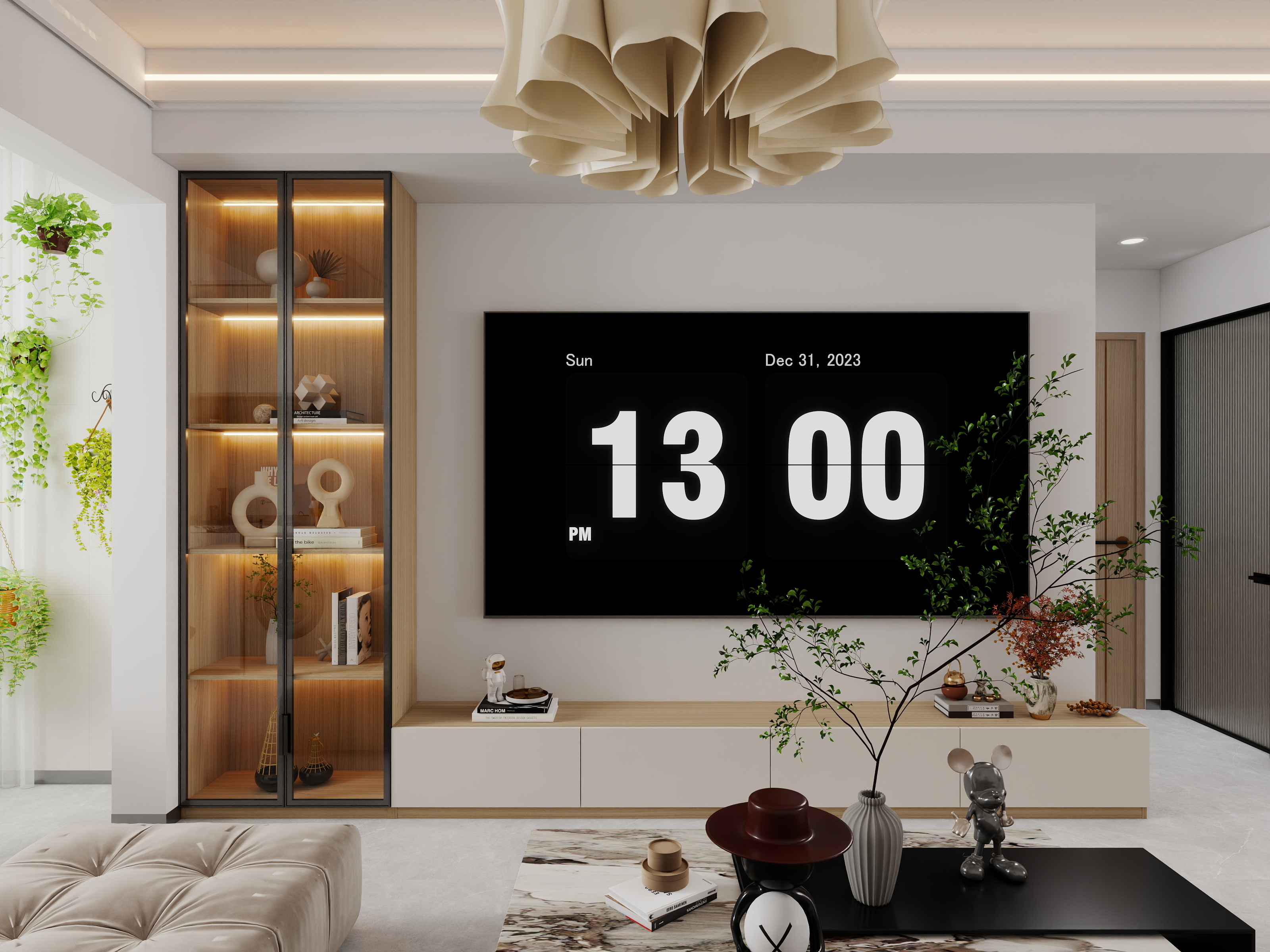 穆悦黎-70㎡2室装修效果图