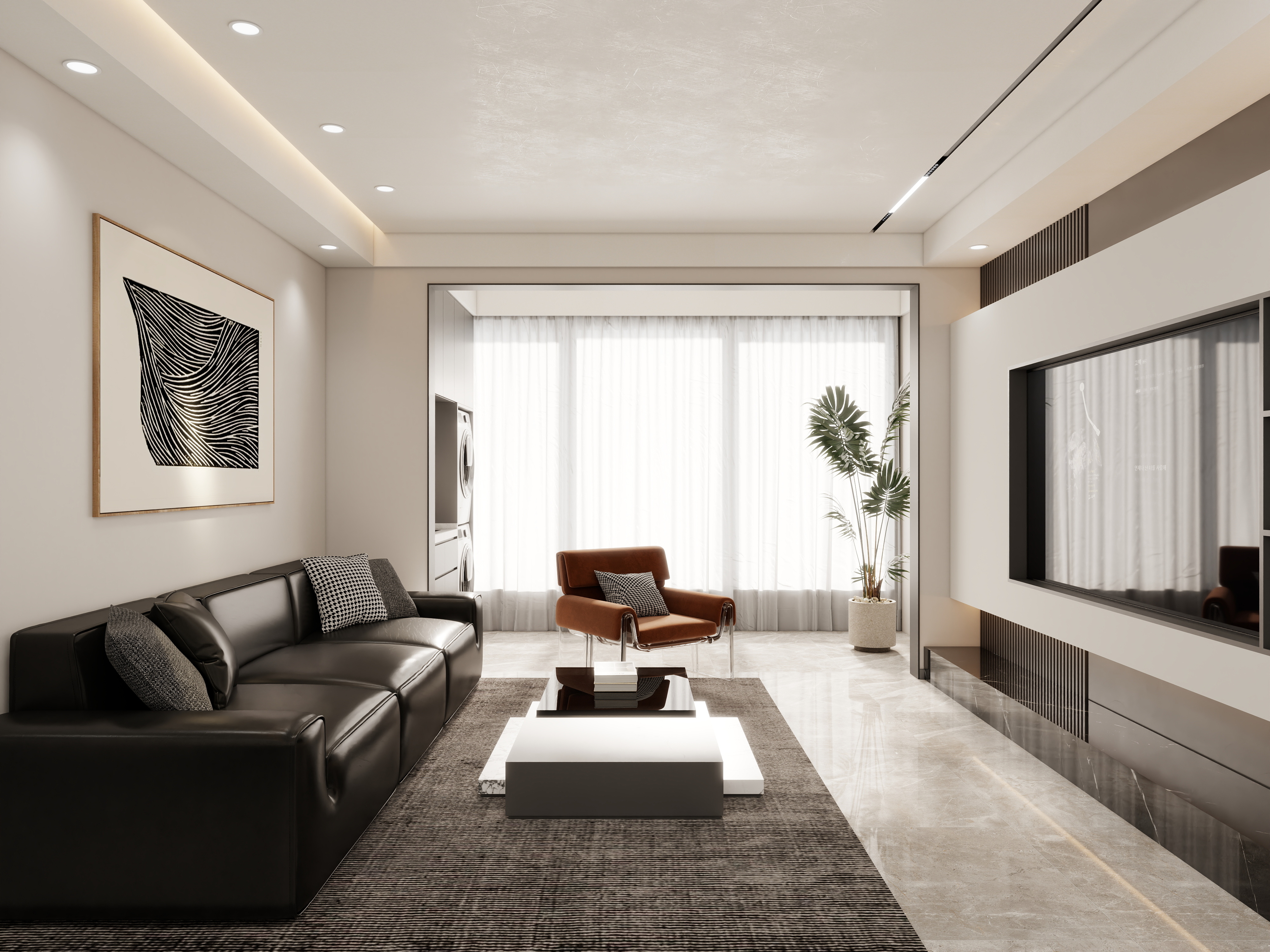 壹诺设计工作室-现代简约装修效果图