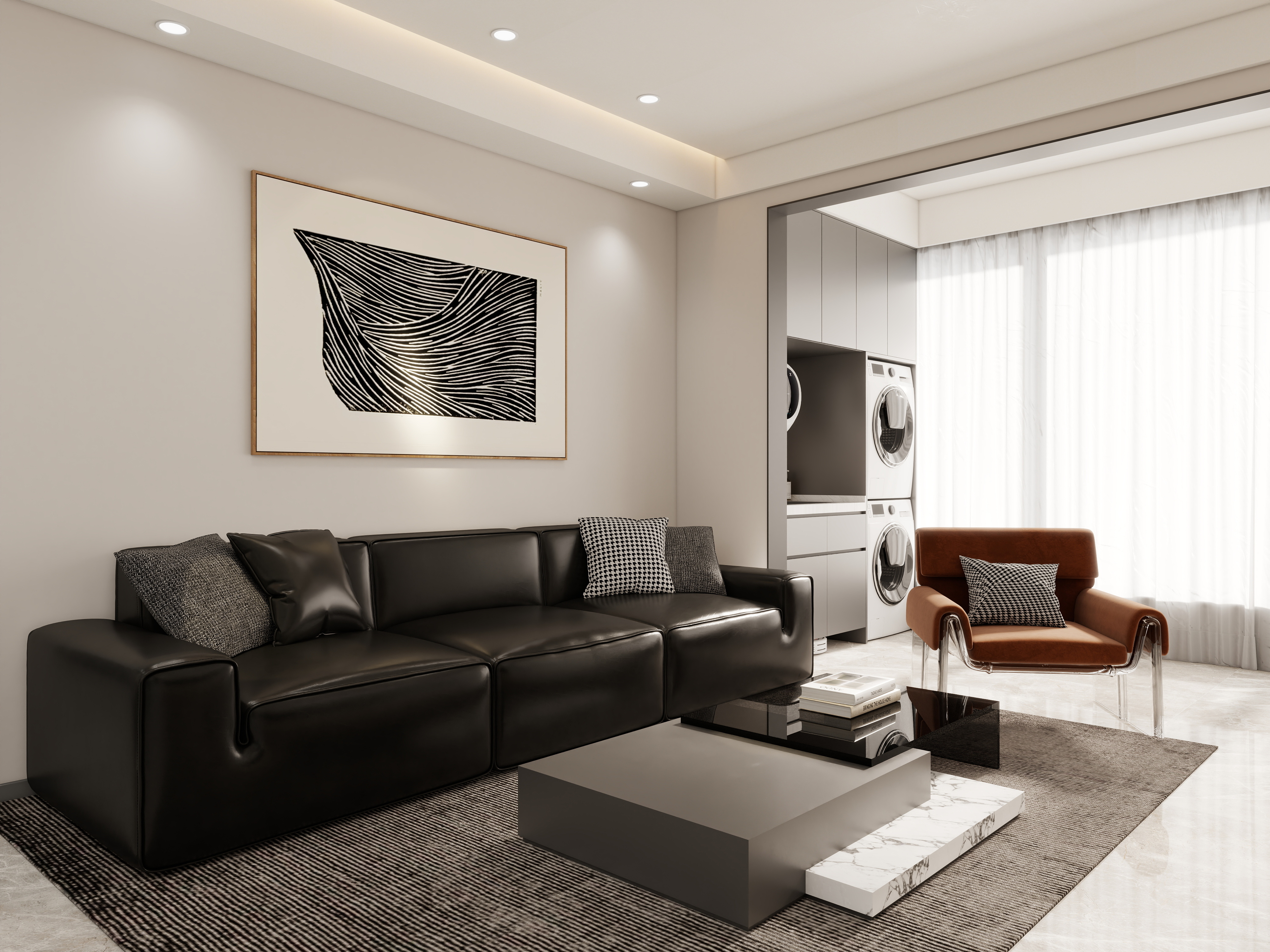 壹诺设计工作室-现代简约装修效果图