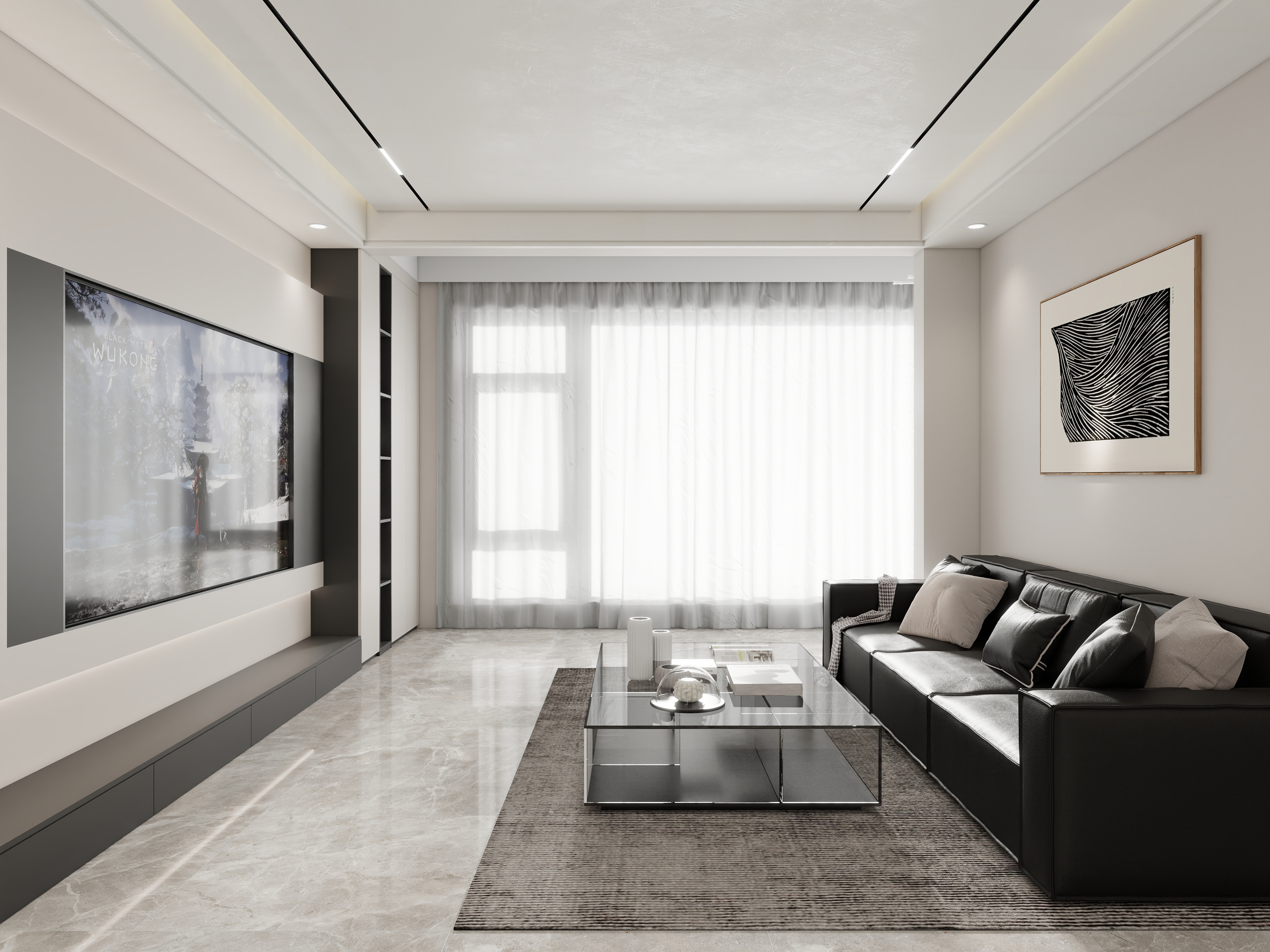 壹诺设计工作室-115㎡4室-现代简约 装修效果图