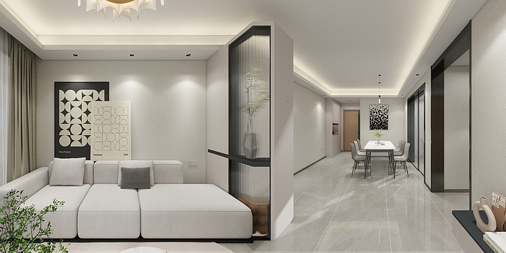 蓝森全屋定制.全案设计-达智豪庭9栋1604房-装修设计方案