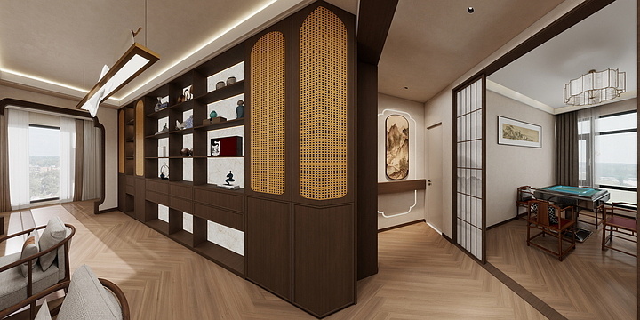 室内设计师张博1-宋式美学-装修设计方案