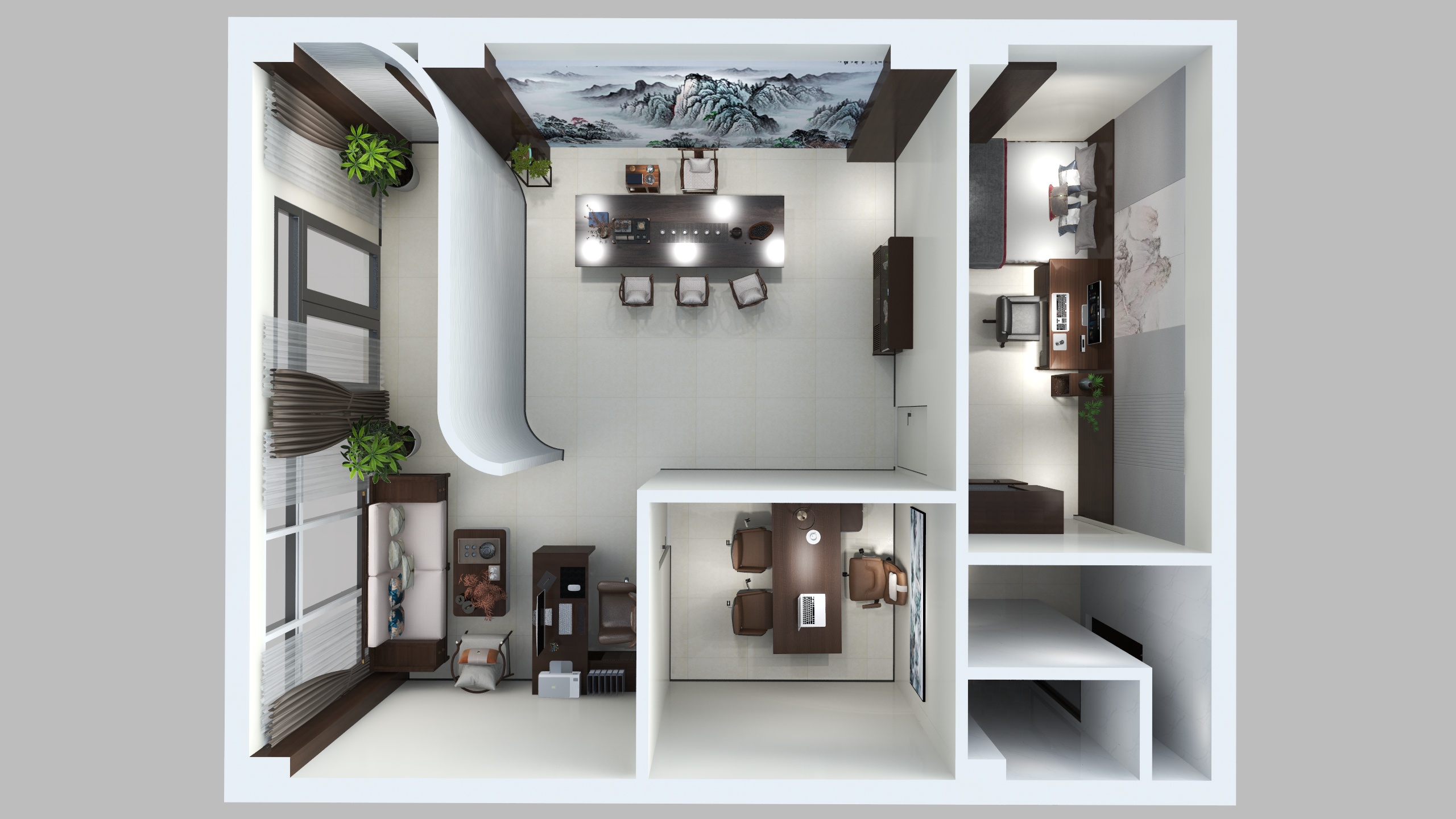 符工Designer-石家庄铁嵩土石方工程有限公司门头-装修设计方案