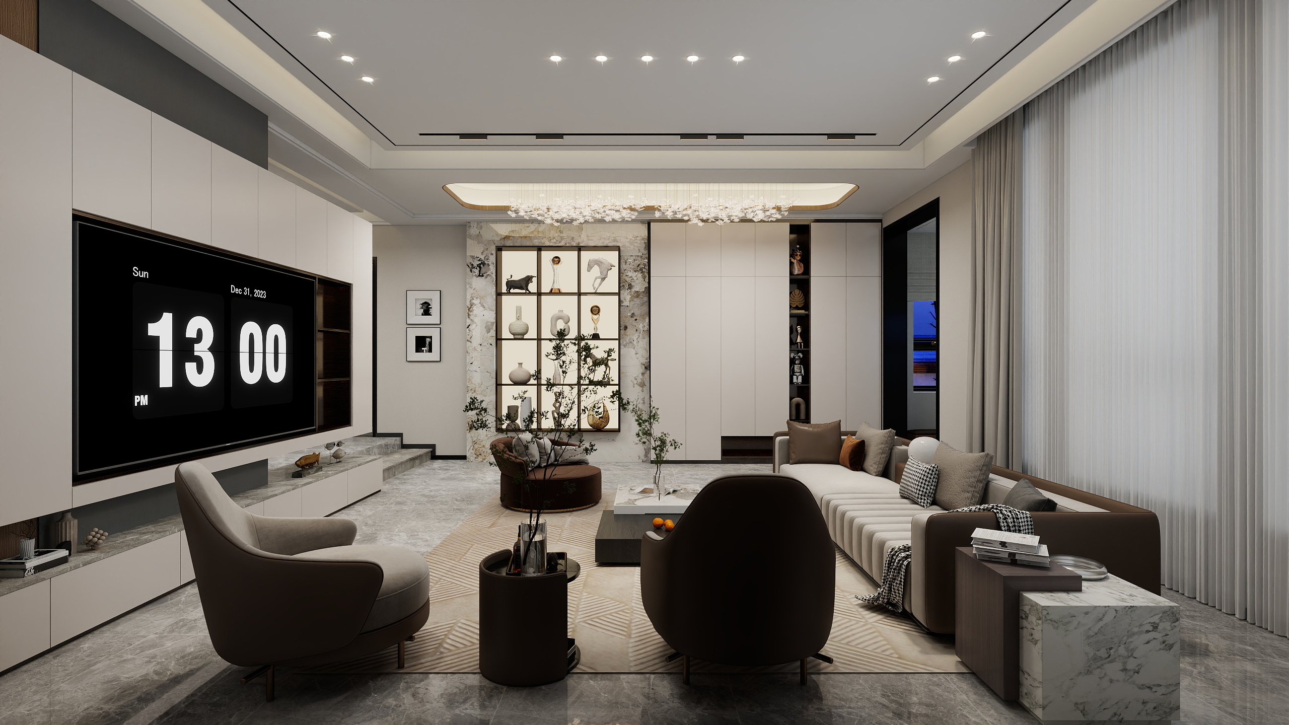 万超装饰-朱-丰泽园宅-m-装修设计方案