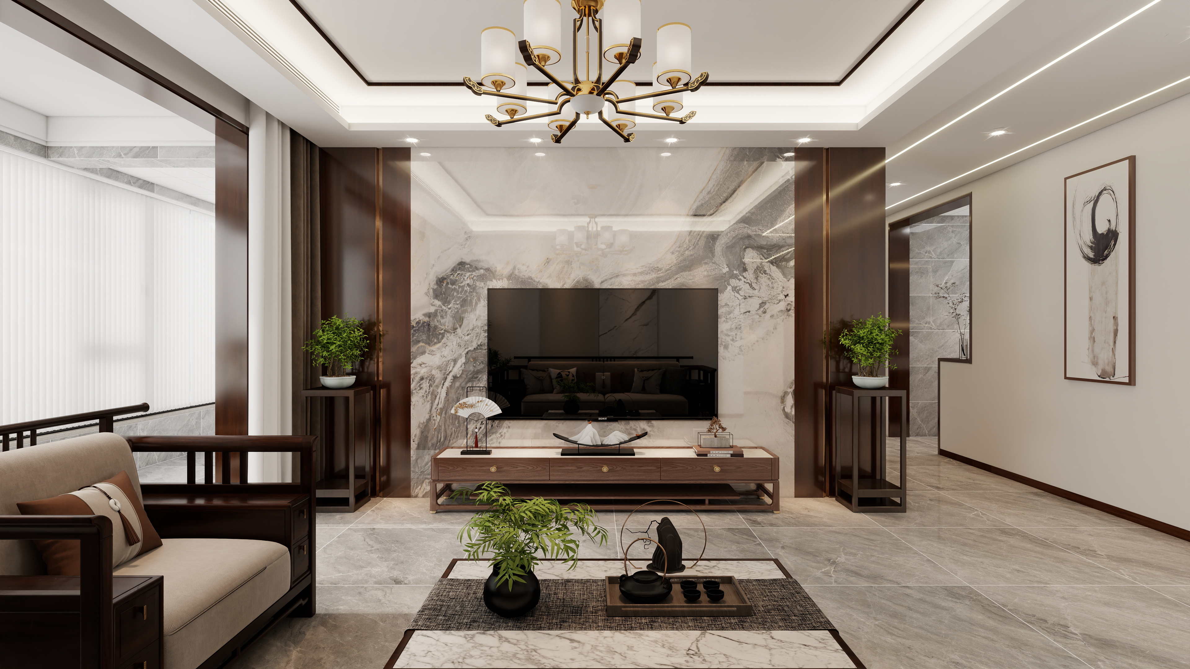 张庆杰uwdF-147㎡3室装修效果图