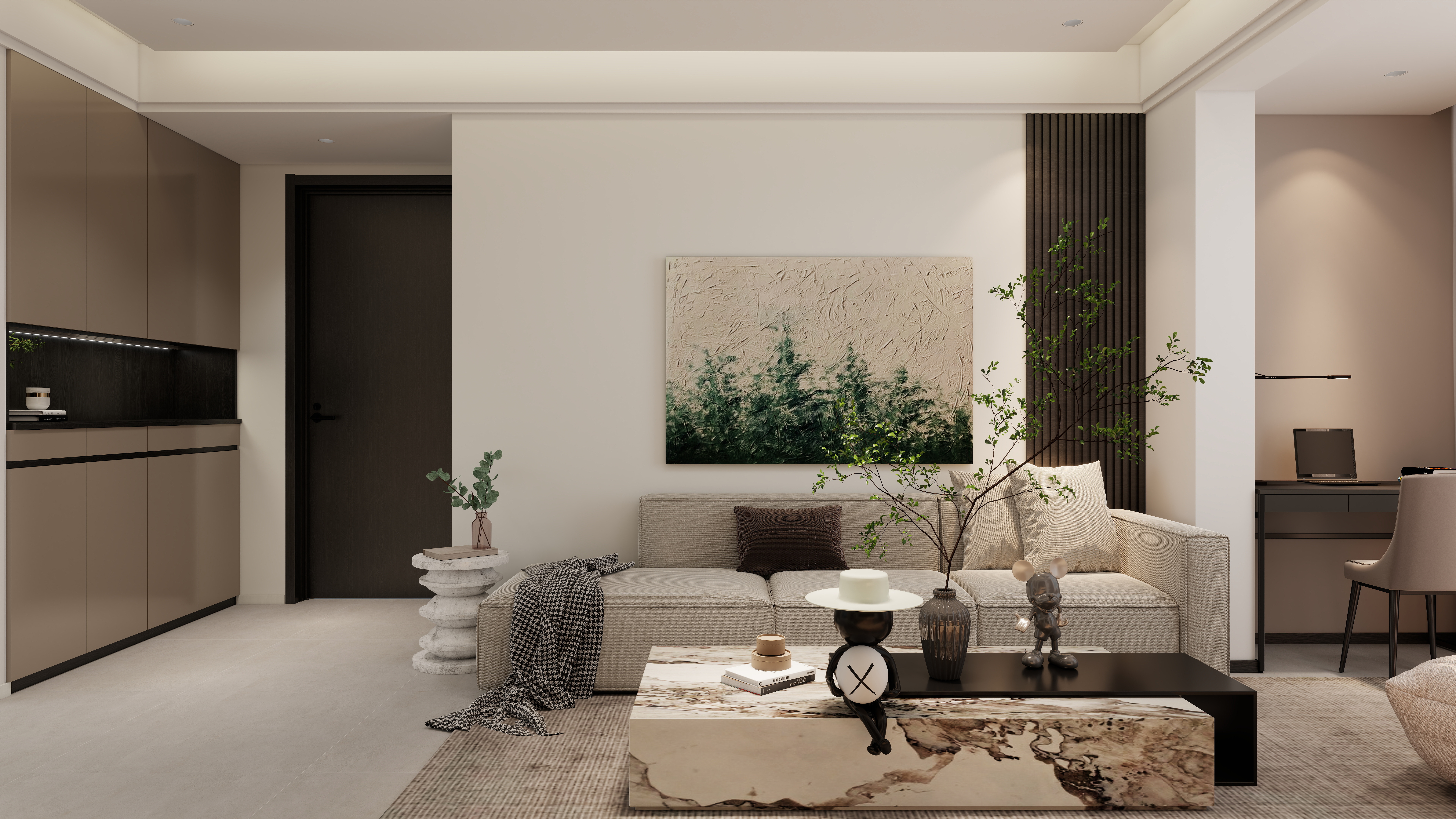 谢旗高-碧桂园珑悦现代简约101㎡3室-装修设计方案