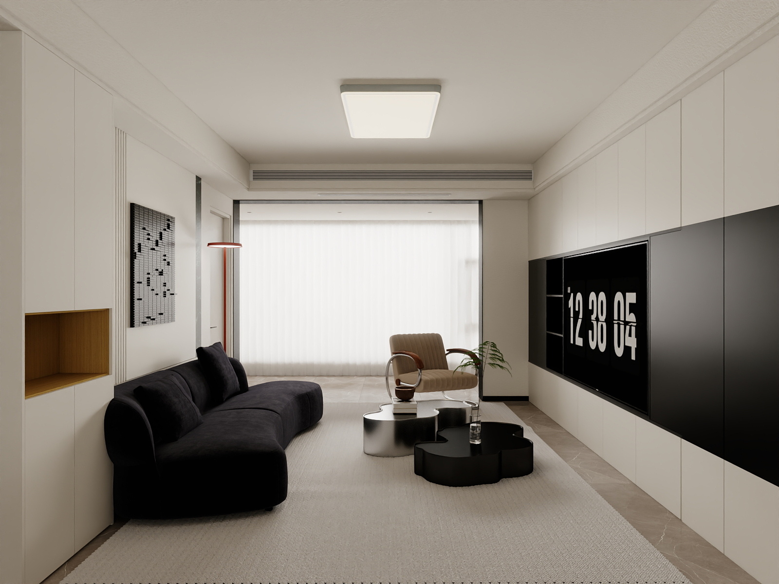 设计师JYL-现代简约四房家装-装修设计方案