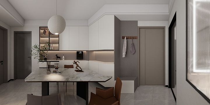 星途设计-滨江名城 6幢2105  现代简约风 -装修设计方案