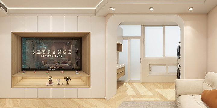 嵇美民-长宁路1488弄三支弄8号103-奶油风-装修设计方案