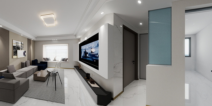 王平装饰13931036393-荣盛华府11号楼18层西户-装修设计方案